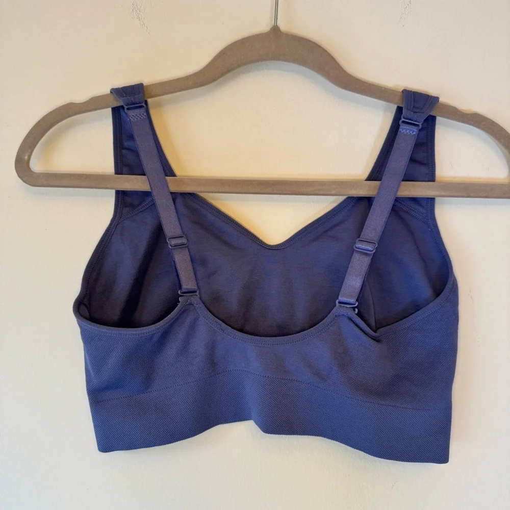 Puma Women's Blue/Periwinkle Sports Adjustable Bra 0028 - Picture 5 of 14